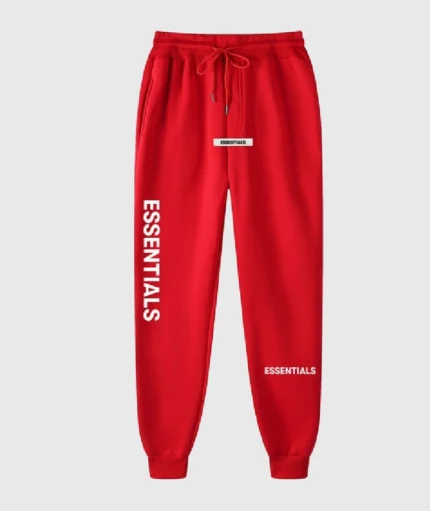 Essentials Fear of God Sweatpants Red