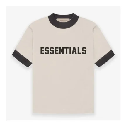 Essentials Kids V-Neck Wheat T-Shirts
