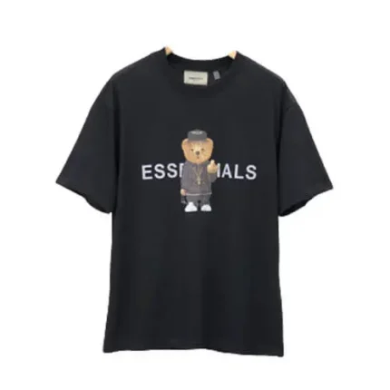 Essentials Loose Letter Bear printing Logo T-Shirts